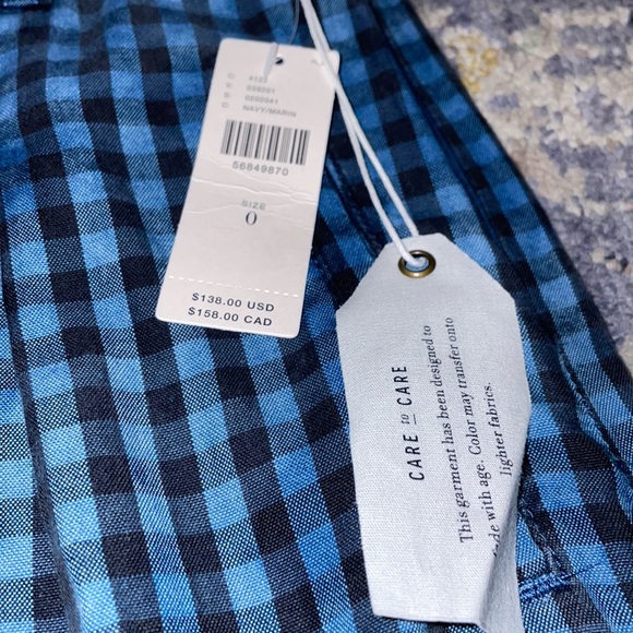 MAEVE CHECKERED WASHED PANTS - Picture 2 of 7